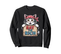 Come el rico gatito Sudadera