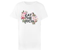 Come El Rico Sabor Floral Camiseta Niño Algodón Blanco Niño