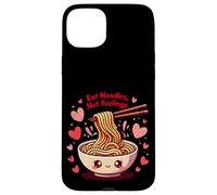 Come fideos, no sentimientos, ramen kawaii Carcasa para iPhone 15 Plus