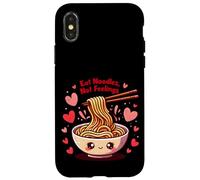 Come fideos, no sentimientos, ramen kawaii Carcasa para iPhone X/XS