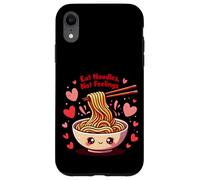 Come fideos, no sentimientos, ramen kawaii Carcasa para iPhone XR