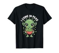 Come in Peas: Divertido Humor Espacial alienígena Camiseta