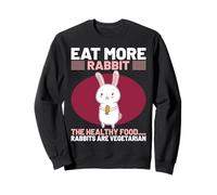 Come Más Conejo Comida Saludable Sudadera