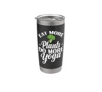 Come más Las plantas hacen más yoga Vaso térmico de acero inoxidable de doble pared