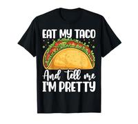 Come mi Taco y Dime Que Soy Bonita para los Amantes de los Tacos Camiseta