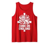 Come ON Inglaterra Home Cheer Country Flag Competition Squad Camiseta sin Mangas
