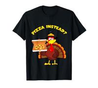 Come Pizza en Lugar de Pavo en el día de Acción de Gracias Pavo Divertido Camiseta