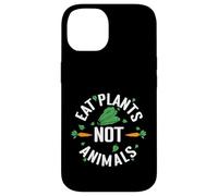 Come Plantas, no Animales repollo Carcasa para iPhone 14