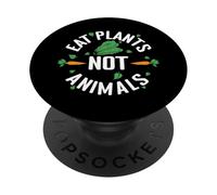 Come Plantas, no Animales repollo PopSockets PopGrip Adhesivo