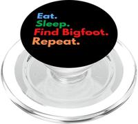 Come Sleep Encuentra Bigfoot Repeat para Cazadores y Amantes de pies Grandes PopSockets PopGrip para MagSafe