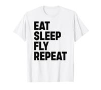 Come Sleep Fly Repeat Camiseta