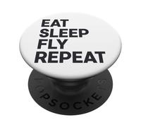 Come Sleep Fly Repeat PopSockets PopGrip Adhesivo