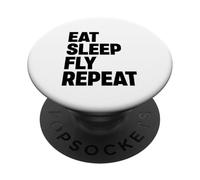 Come Sleep Fly Repeat PopSockets PopGrip Adhesivo