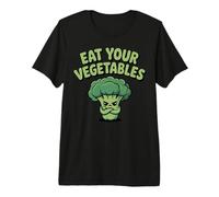 Come Tus Verduras Vegano Vegetariano Divertido Brócoli Dieta Camiseta Premium