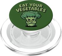 Come Tus Verduras Vegano Vegetariano Divertido Brócoli Dieta PopSockets PopGrip para MagSafe
