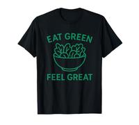 Come verde, siéntete genial - Camiseta a base de plantas para una vida saludable Camiseta