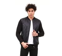 Come Voglio FR-CV-TR-000006 Abrigo, Black, L de los Hombres