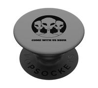 Come with Us Bruh (Divertido gráfico alienígena) PopSockets PopGrip Adhesivo
