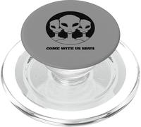 Come with Us Bruh (Divertido gráfico alienígena) PopSockets PopGrip para MagSafe