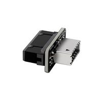 COMeap Adaptador de cabecera USB 3.2 Gen 1 a USB 3.2 Gen 2, USB 3.1 Tipo E Key-A a USB 3.0 20 Pin Header Converter para placa base tipo C (tipo vertical)