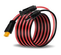 COMeap Cable de Panel Solar para Ecoflow Anker SOLIX 12AWG, 10 pies/3 m, Compatible con Enchufe MC-4 a XT60, Adaptador de Conector de Panel Solar, extensión para estación de energía portátil