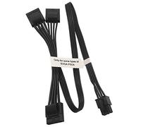 COMeap Molex de 6 pines a 3X 4 pines Energía del disco duro Adaptador Cable para Ciertos tipos de PSU modulares EVGA de 20 pulgadas (50 cm)