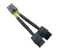 COMeap NVIDIA - Cable de alimentación para tarjeta gráfica, CPU de 8 pines macho a PCIe dual hembra de 8 pines para Tesla K80/M40/M60/P40/P100 de 4.8 pulgadas (12.2 cm) (paquete de 2)