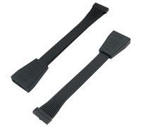 COMeap (Paquete de 2) Small Mini USB 3.0 Cable Adaptador de Extensión interna de 19 pines para placa base de 5,9 pulgadas (15 cm)