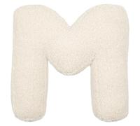 Comebachome Almohada de Letras, Almohadas de Letras m de Lana de 15.8 Pulgadas, Alfabeto Decorativo M Almohada de Lanzamiento, cojín Inicial para Decoraciones de sofá de sofá