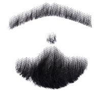 Comebachome Barba Falsa, Vello Facial Realista de perillas, Barbas Falsas Invisibles, Barba Falsa de Vestuario para el Cosplay de Drama de Halloween (Estilo 4)