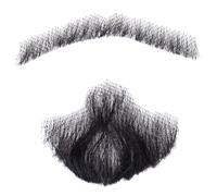 Comebachome Barba realista, barba falsa cabello humano barba realista bigote falso invisible