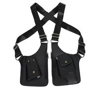 Comebachome Bolsa de axila de doble hombro, bolsa de axila antirrobo de cuero de PU portátil de hombro de oculta ajustable para fiestas Steampunk Compras al aire libre, decoración exterior