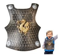 Comebachome Disfraz de soldado romano para niños, disfraz de caballero medieval retro seguro de 13x15 pulgadas, para niños, para actuaciones de baile, juegos de rol, decoración del hogar