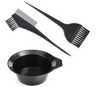 Comebachome Juego de tinte para el cabello, peine cepillo para teñir el cabello con tazón para mezclar, aplicador de coloración, peine, herramienta de salón DIY, adornos de jardín