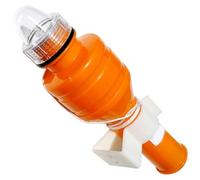 Comebachome Luces estroboscópicas de Emergencia, luz estroboscópica LED activada por Agua con Cuerda, señales de Socorro visuales con Pilas para Chalecos Salvavidas de Barcos, luz