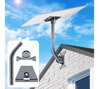 comeder Starlink Gen 3 Mount, Starlink Pole Long Wall Mount con adaptador de tubo Starlink V3, soporte de techo Starlink compatible con V3 Starlink Internet Standard Dish