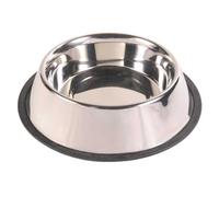 Comedero Acero INOX, Anillo Caucho, 2.8 l, ø24 cm