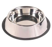 Comedero Acero INOX, Anillo Caucho, 2.8 l, ø24 cm