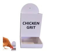 Comedero al aire libre para aves de corral, dispensador de granos de pollo - Alimentador de pollitos de arte impreso en | Dispensador de granos creativo respetuoso con los animales, alimentador