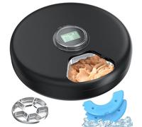 Comedero Automatico Gato Comida Humeda: Dispensador Comida Gatos Programable - Comedero Automatico Perros sin Cable Temporizador - Dosificador Alimentador Perro Refrigerado - con Acero Inoxidable Bol