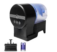 Comedero automático para acuario, comedero automático para peces, 100 ml, con temporizador, funciona con pilas, comedero para peces para vacaciones, acuarios