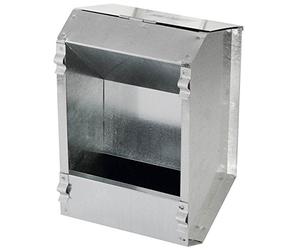 Comedero automático para conejos de metal, 2 huecos, 3 l