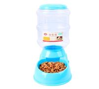 Comedero Automático para Gatos Azul 3, 5 L de Plástico | Control de Cantidad de Comida, Estructura Desmontable, Base Antideslizante Incluida