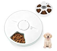 Comedero automático para gatos, comida húmeda automática, comedero automático para gatos, comedero inalámbrico para gatos con 6 comidas, alimentador automático para gatos, ideal para alimentación de