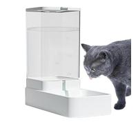 Comedero automático para mascotas, comedero automático para perros, cuenco de dispensación automática de agua para mascotas, dispensador de agua para perros y gatos de 3.8 L, comedero de grąvity para