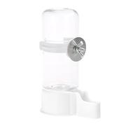 Comedero automático para pájaros, Loros, periquitos, cacatúas, dispensador Transparente de alimentación automática, Juego de contenedores, dispensador de Agua montado en Jaula