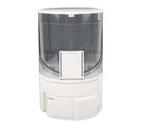 Comedero automático para Perros y Gatos, dispensador de Agua para Mascotas de Almacenamiento Giratorio Separado, seco y húmedo de Doble Capa para Mascotas pequeñas y Medianas, (Gris)