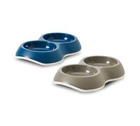 Comedero - bebedero delice doble, para perros pequeños y gatos, base
