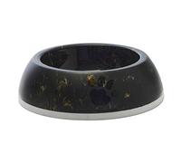 Comedero bebedero delice marble negro 200 ml