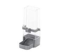 Comedero/Bebedero Para Aves 15 CM Gris Para Barras Horizontales DUVO